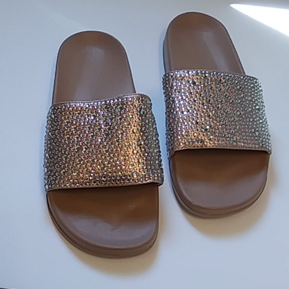 Rhinestone/Nude sandals